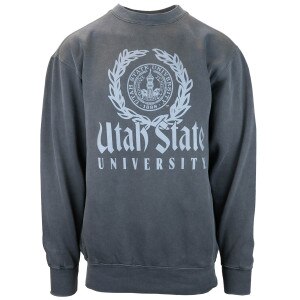 Utah state university retro black unisex sweatshirt